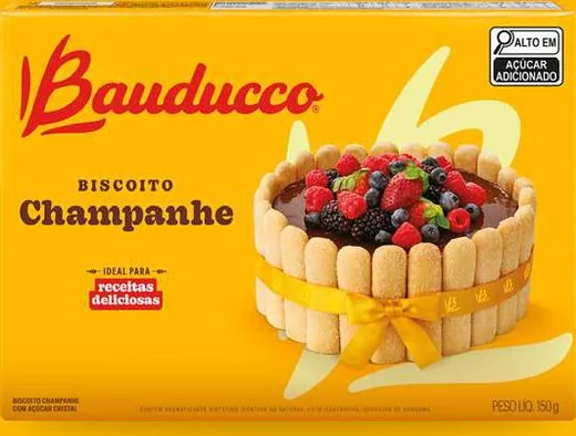 Biscoito Champanhe Bauducco 150 g, embalagem