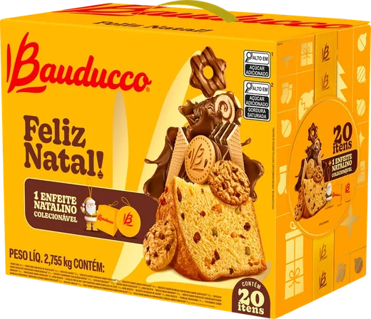 Cesta Grande Bauducco, embalagem