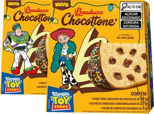 Mini Chocottone Disney Toy Story 80 g, embalagem
