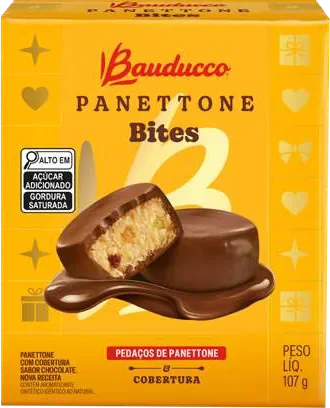 Panettone Bites 107 g, embalagem