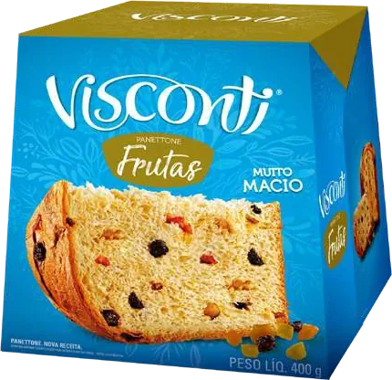 Panettone Visconti 400 g, embalagem
